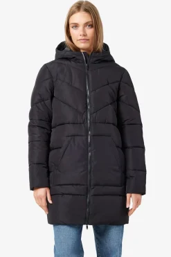 abrigo acolchado capucha