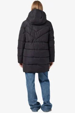 abrigo acolchado capucha