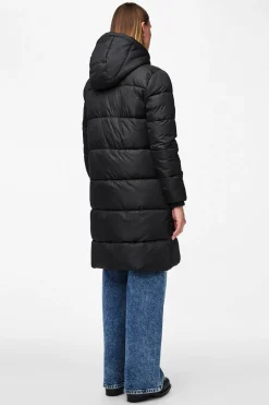 Abrigo acolchado capucha bolsillos