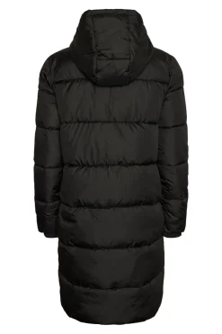 Abrigo acolchado capucha bolsillos