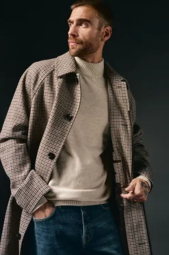 Abrigo cuadro inglesado