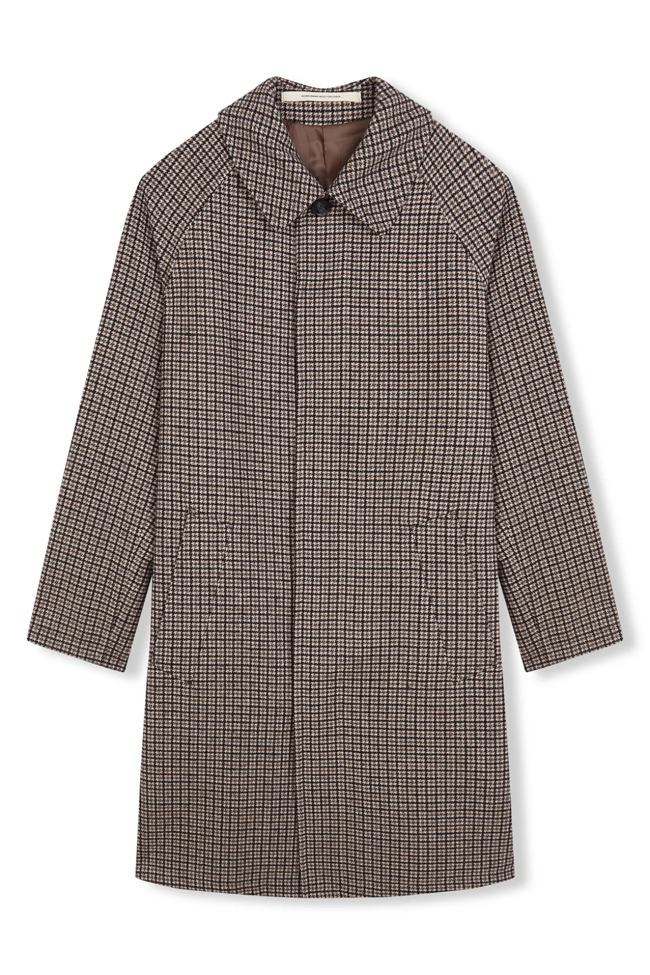 Abrigo cuadro inglesado