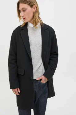 Abrigo cuello italiano