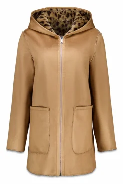 Abrigo efecto doble faz reversible