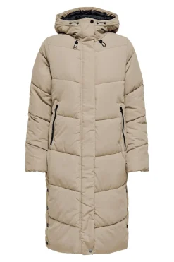 Abrigo largo acolchado