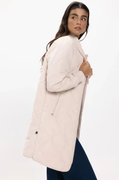 Abrigo largo acolchado