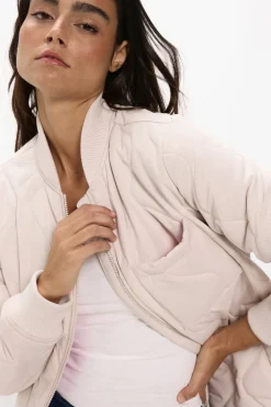 Abrigo largo acolchado