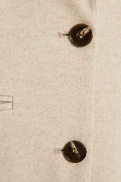 Abrigo largo bolsillos