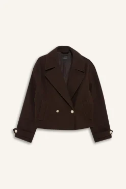 Abrigo largo botones