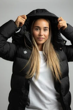 Abrigo largo de fibra