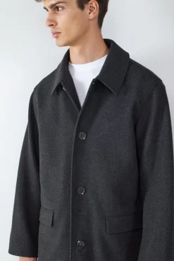 Abrigo largo pa&ntilde;o