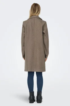 Abrigo midi de pa&ntilde;o