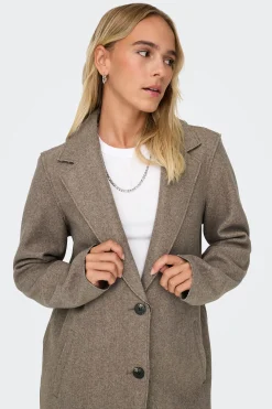 Abrigo midi de pa&ntilde;o