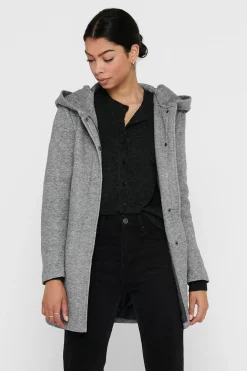 Abrigo midi de pa&ntilde;o