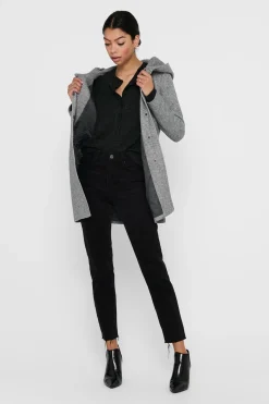 Abrigo midi de pa&ntilde;o