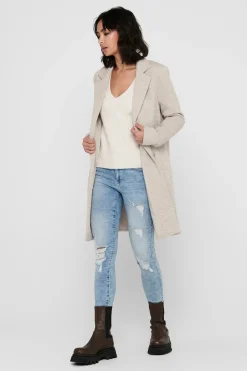 Abrigo midi de pa&ntilde;o