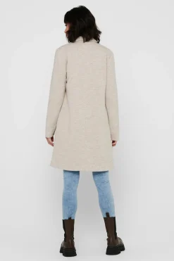 Abrigo midi de pa&ntilde;o