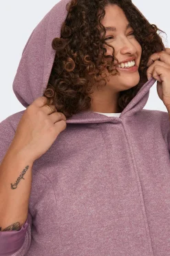 Abrigo midi de pa&ntilde;o talla grande