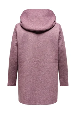 Abrigo midi de pa&ntilde;o talla grande