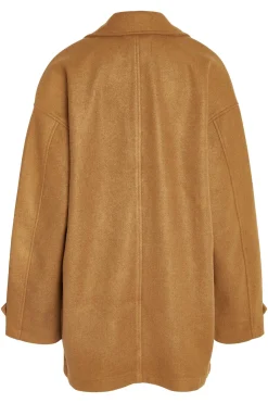 Abrigo pa&ntilde;o solapas detalle mangas