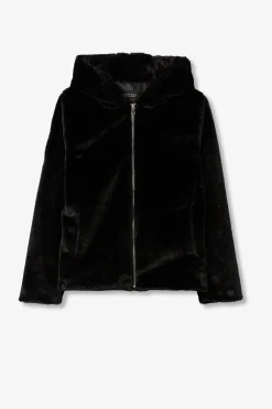 Abrigo Relaxed de Pelo Sint&eacute;tico