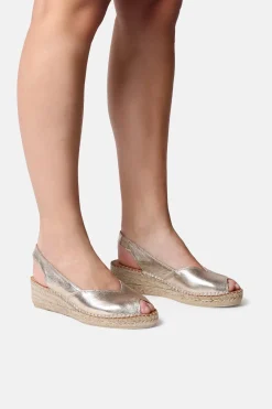 Alpargata de cu&ntilde;a de piel