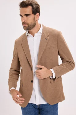 Americana de punto slim fit