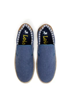 Bamba slip-on fibra yute textil