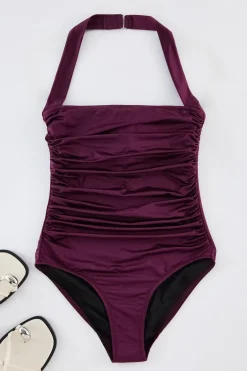 Ba&ntilde;ador satinado fruncido