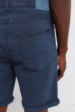 Bermuda 5 bolsillos color lavada slim fit