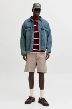 Bermuda baggy fit algod&oacute;n