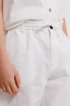 Bermuda chino lino para ni&ntilde;o