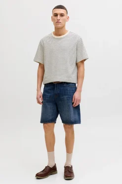 Bermuda denim relaxed fit lavado