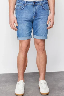 Bermudas vaqueras ajustadas