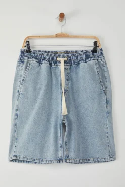 Bermudas vaqueras de corte recto