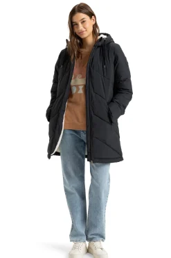 Better Weather - Chaqueta acolchada con capucha para mujer