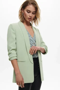 Blazer abierta manga remangada