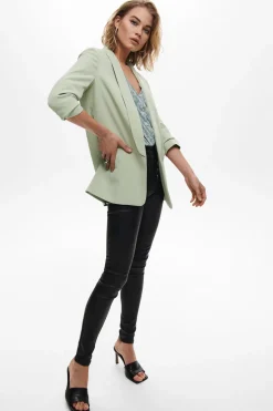 Blazer abierta manga remangada