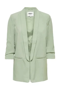 Blazer abierta manga remangada