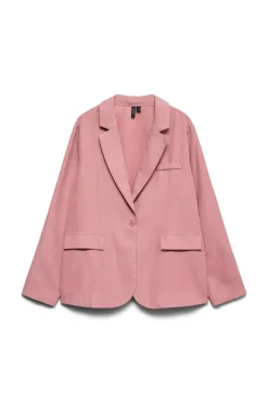 Blazer cuello solapa talla grande