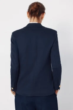 Blazer de punto piqu&eacute;