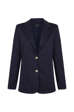 Blazer de punto piqu&eacute;