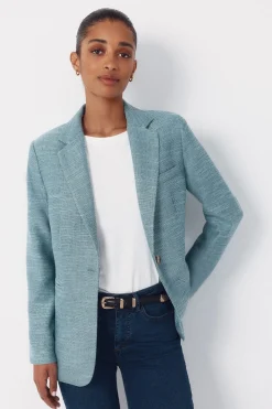 Blazer tejido con textura