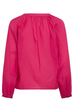 Blusa con bordados de algod&oacute;n org&aacute;nico