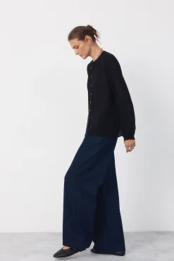 Blusa cuello redondo