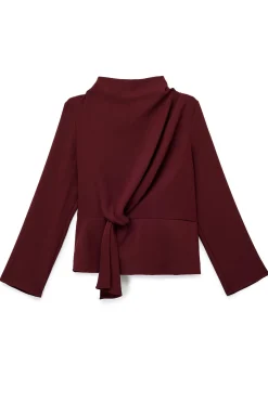 Blusa de cuello alto