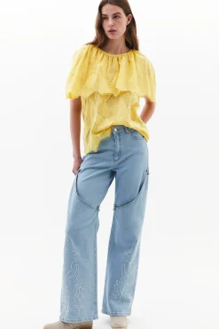 Blusa de manga corta