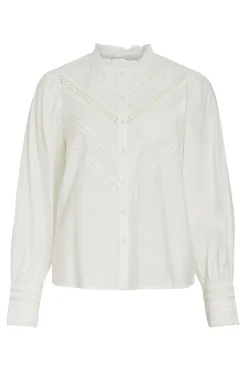 Blusa de manga larga de viscosa