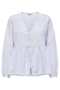 Blusa de rayas manga larga