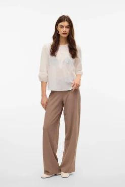 Blusa manga 3/4 de plumeti